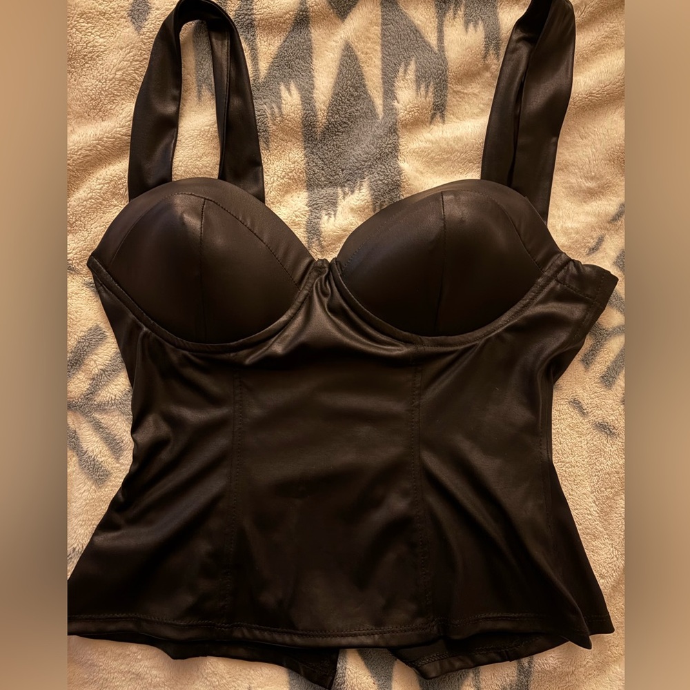 Bettie Page Black Bustier